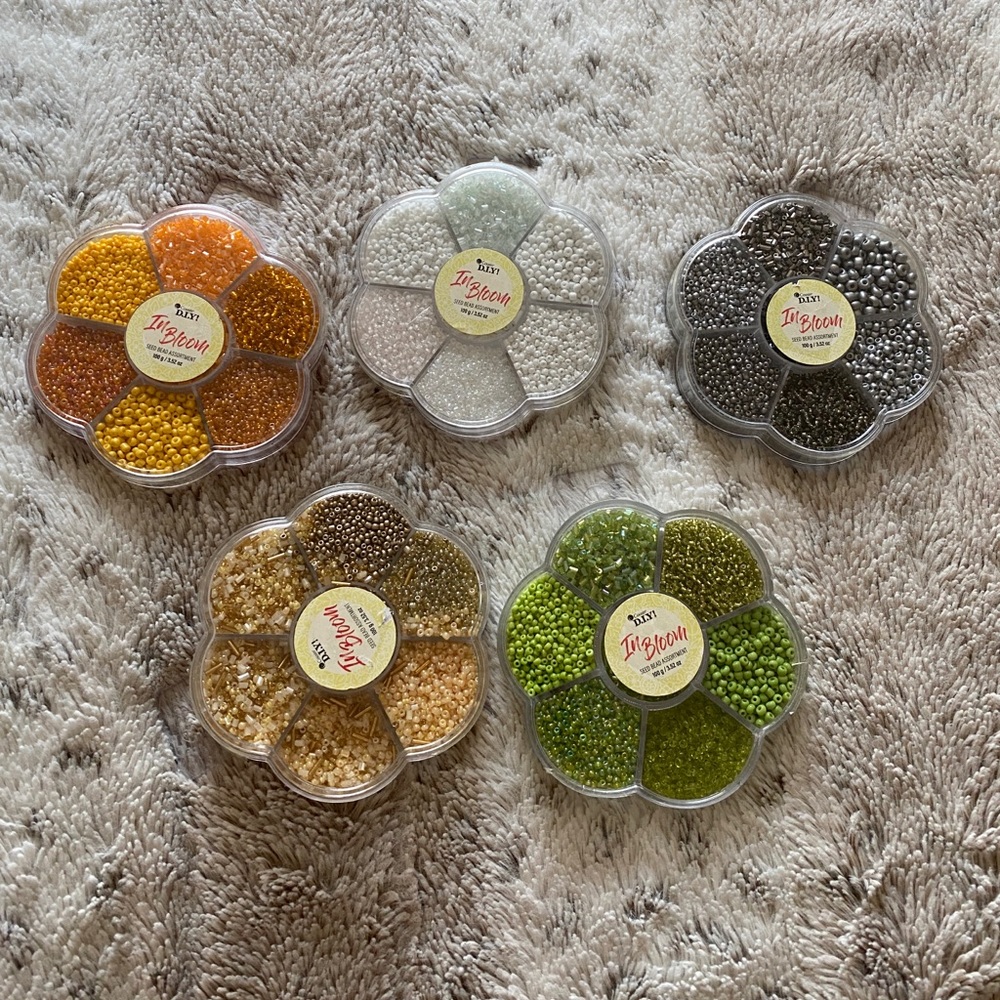 Cousin DIY jewelry Seed Bead Assortment Set of 5